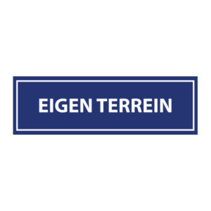 Eigen terrein