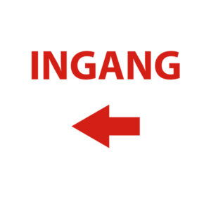 Ingang zonder kader (links)