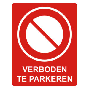Verboden te parkeren