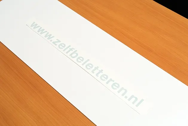 Plak instructie stap 1