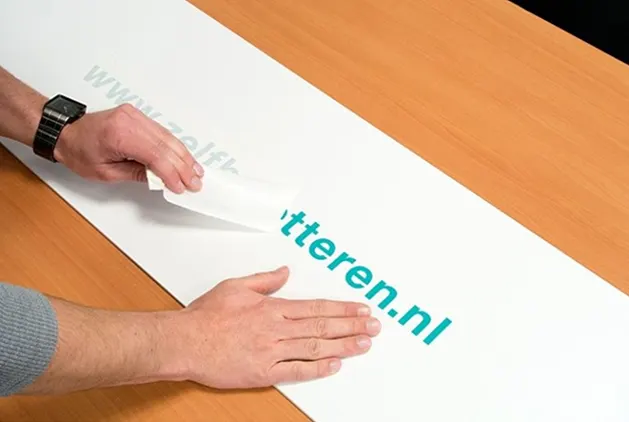 Plak instructie stap 4